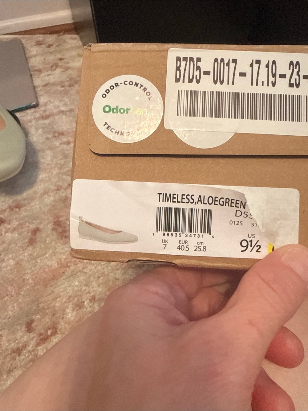 Dr. Scholl's Mint Green Slip-On Comfort Flats - Picture 6 of 6
